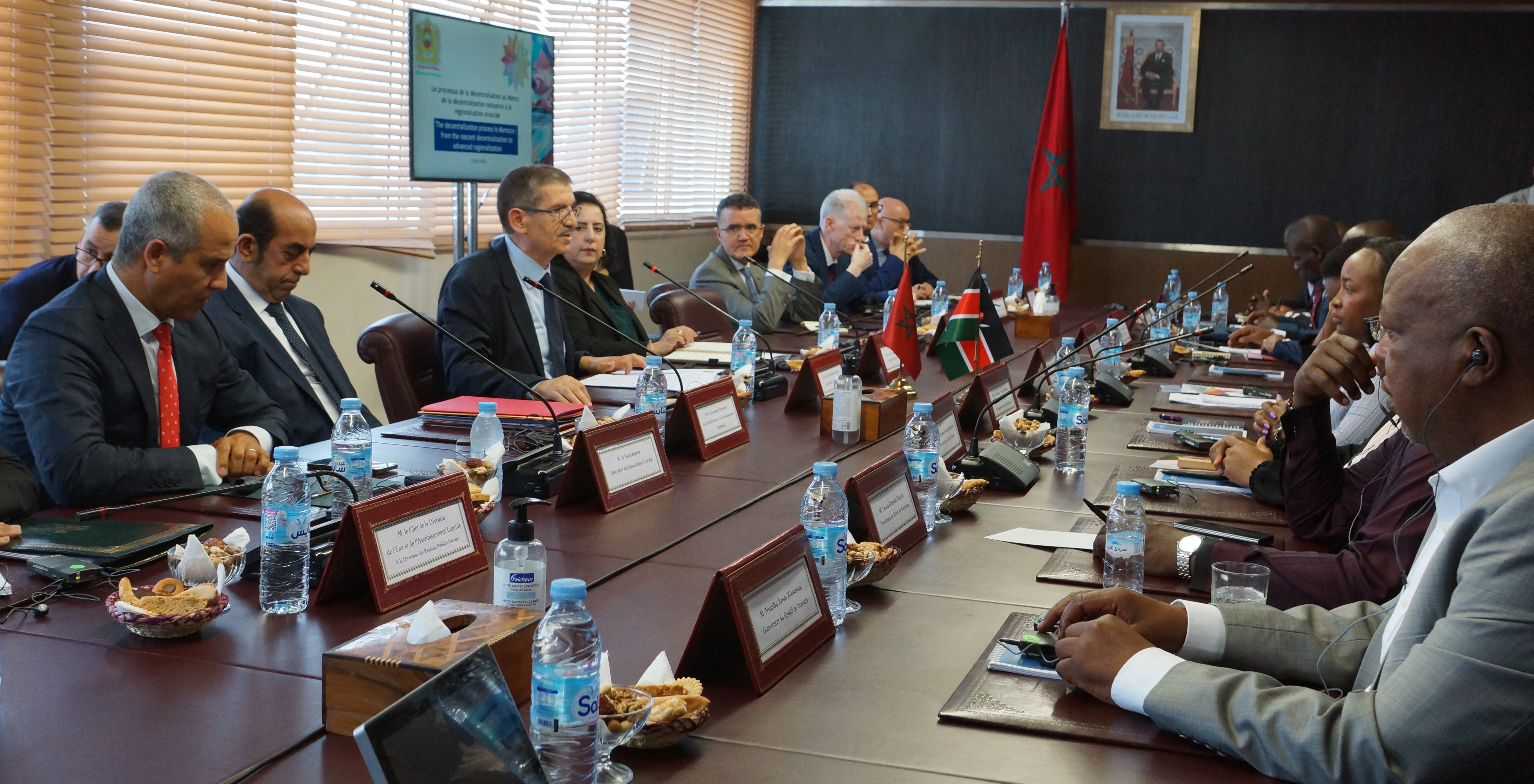 Visite d'une délégation de la République du Kenya à la Direction Générale des Collectivités Territoriales
